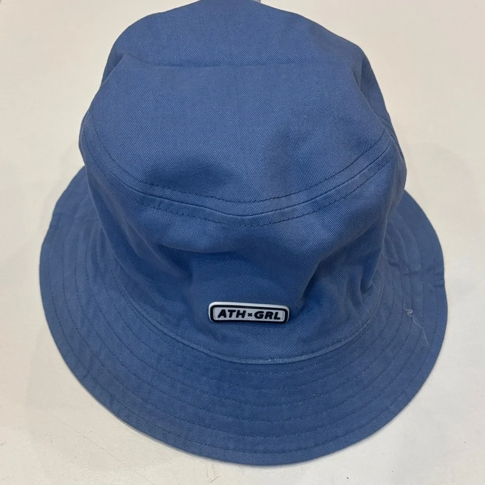 ATH-GRL Reversible Chambray and  Light Blue Bucket Hat